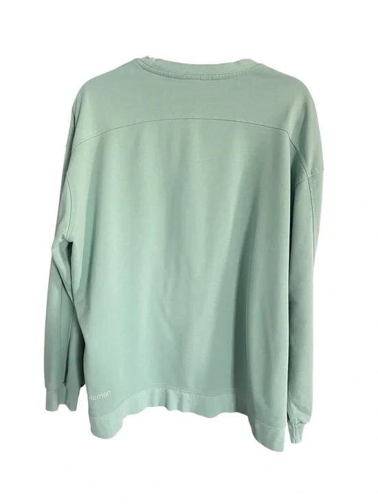Lululemon Perfectly Oversized Crewneck Pullover in Light Green size 10 - Picture 4 of 10